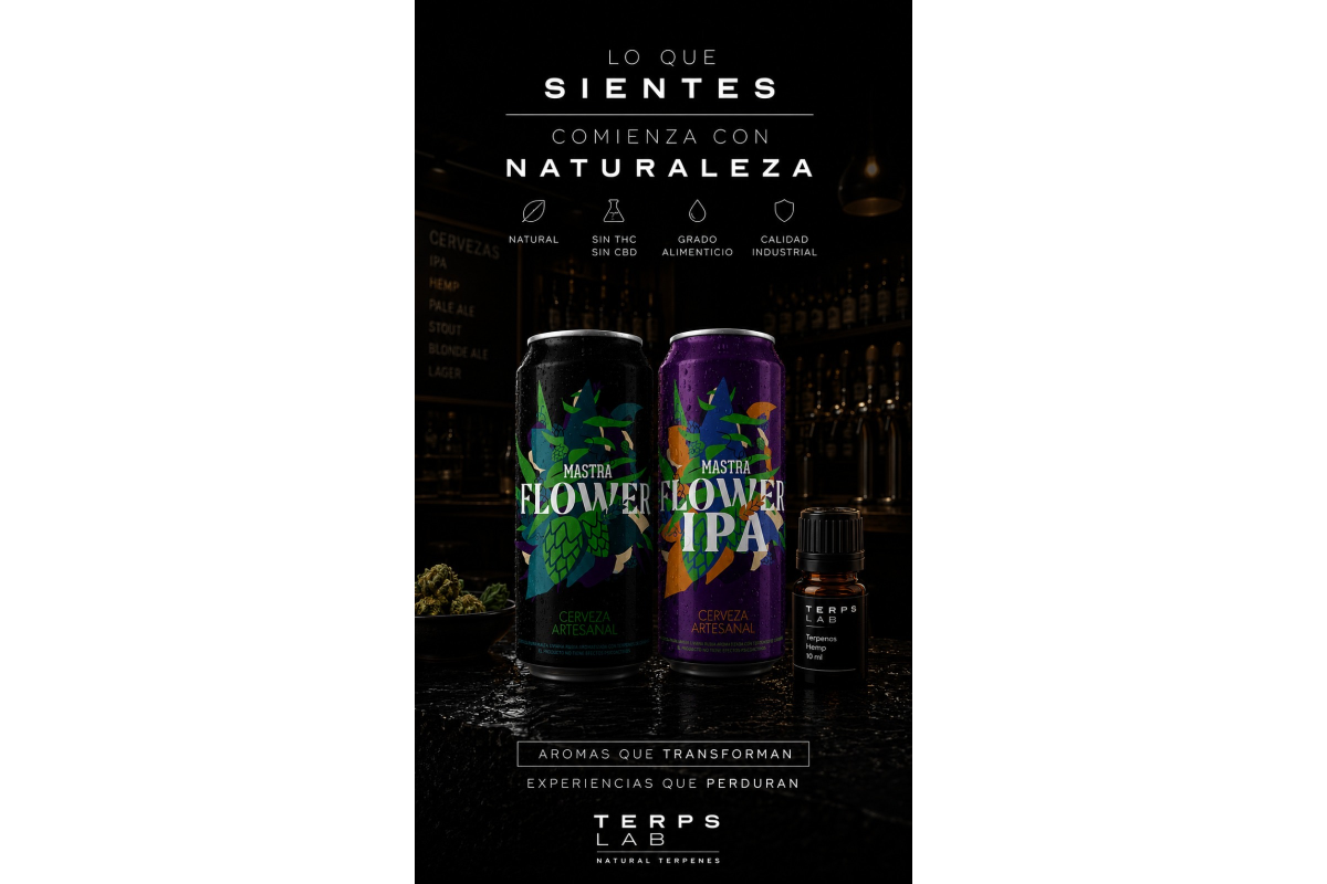 Cerveza artesanal con terpenos naturales