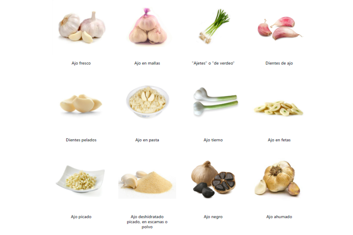 nossos produtos à base de alho