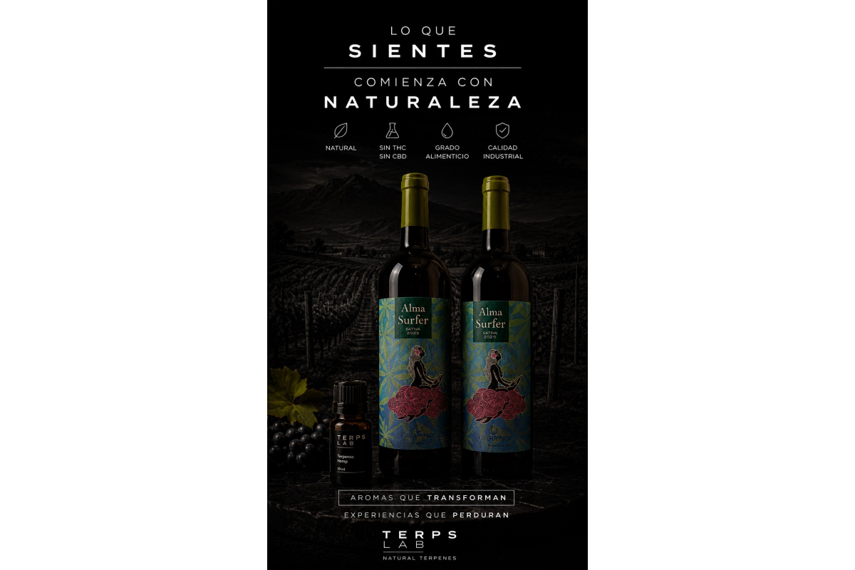 Vino con perfil aromático natural