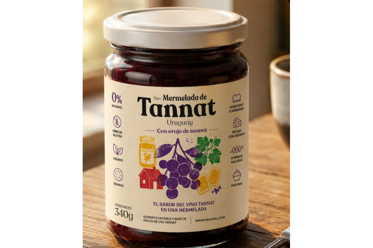 Oruvital Tannat Jam-Style Spread – 340 g