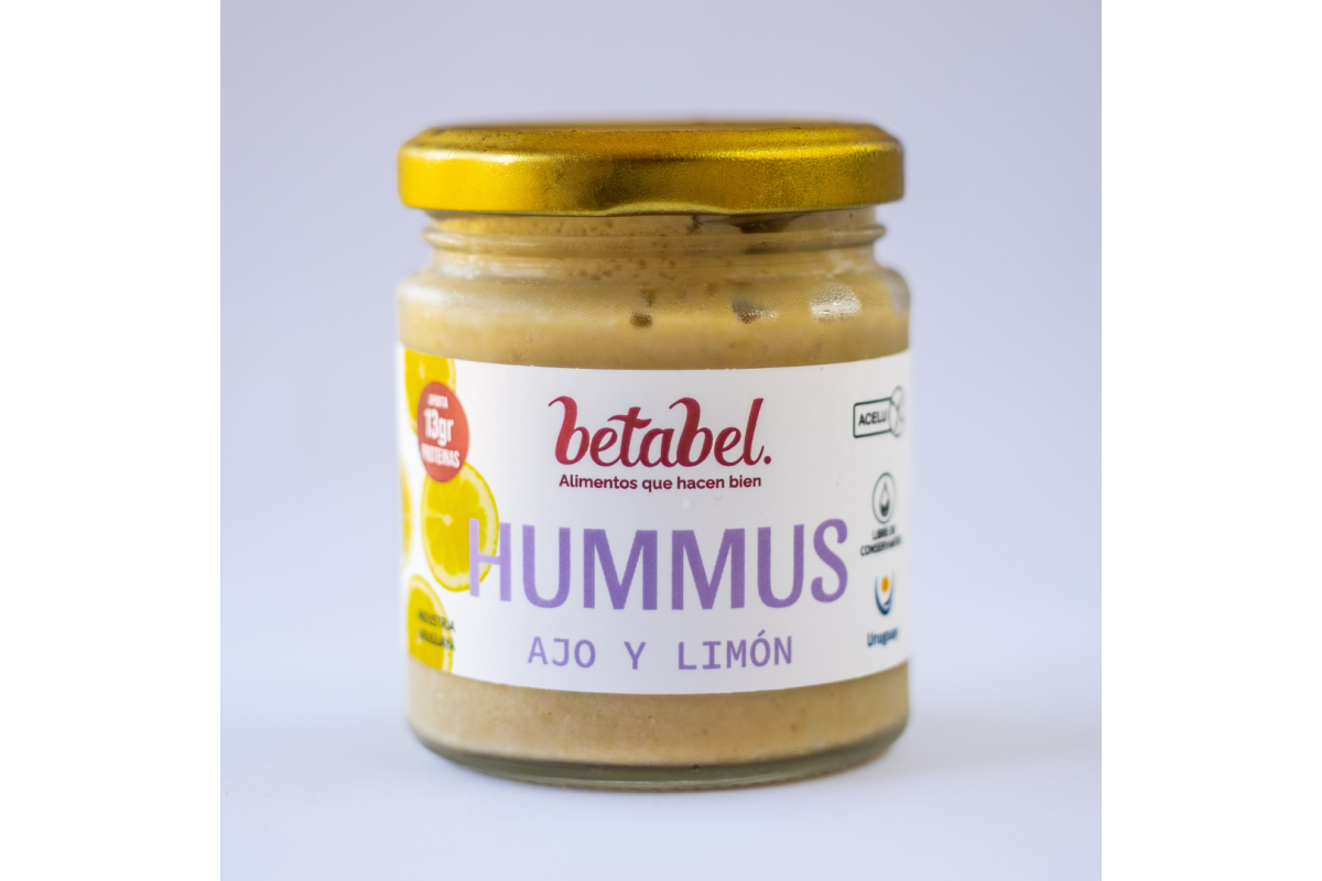 HUMMUS AJO Y LIMON