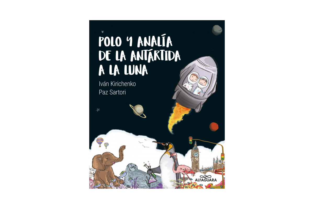 Polo y Analía de la Antártida a la luna