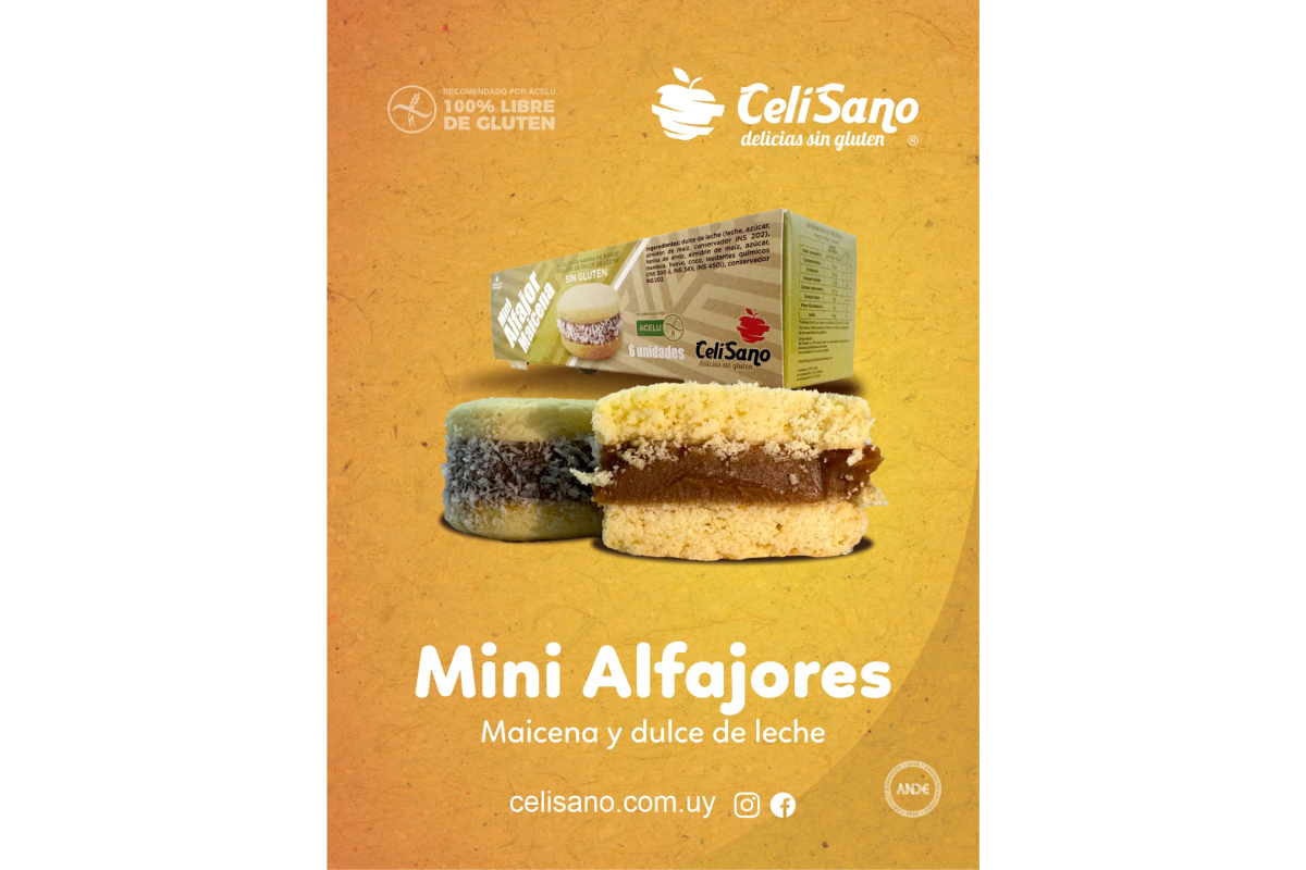 Mini alfajores congelados de maicena