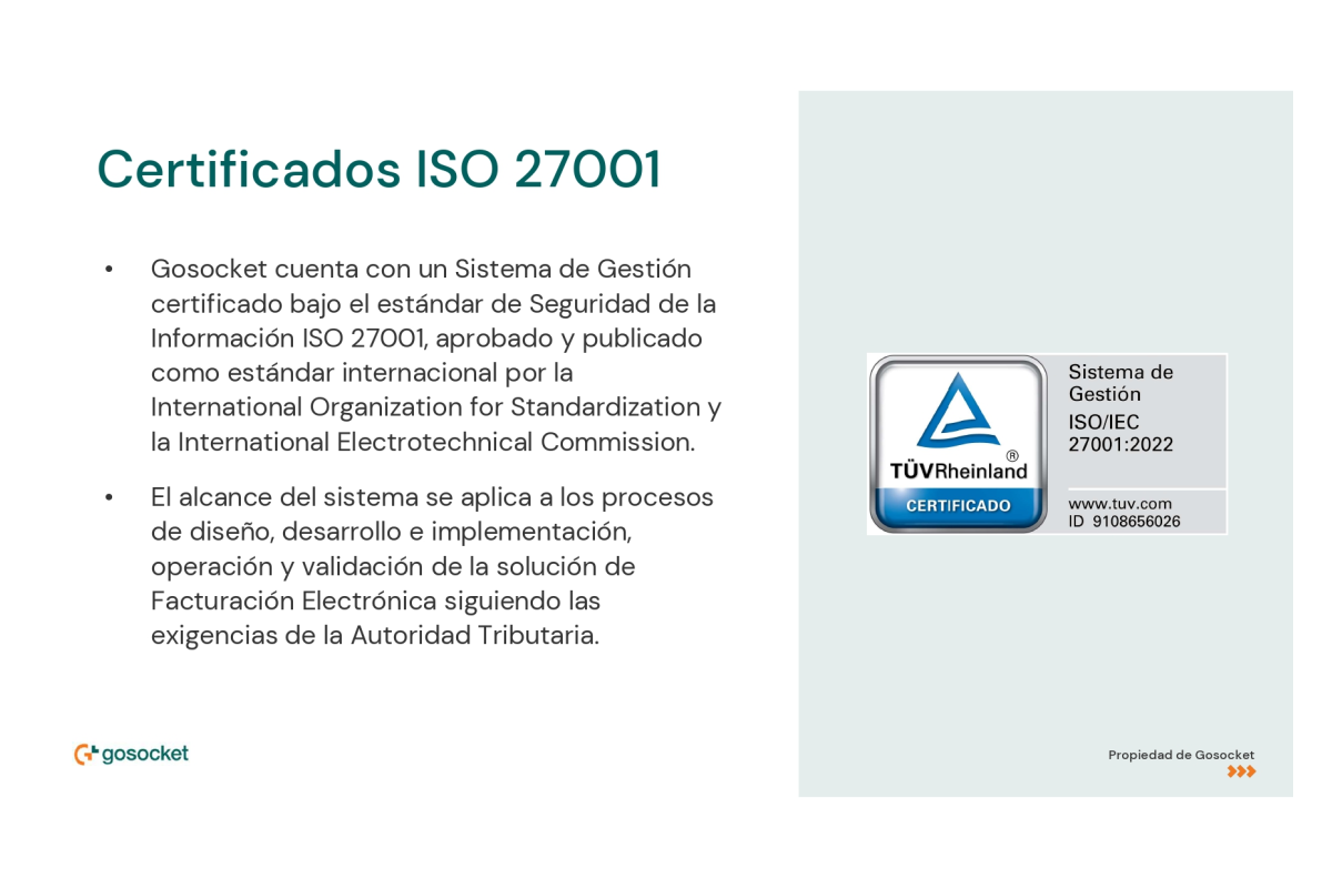 Certificación ISO 27001:2022