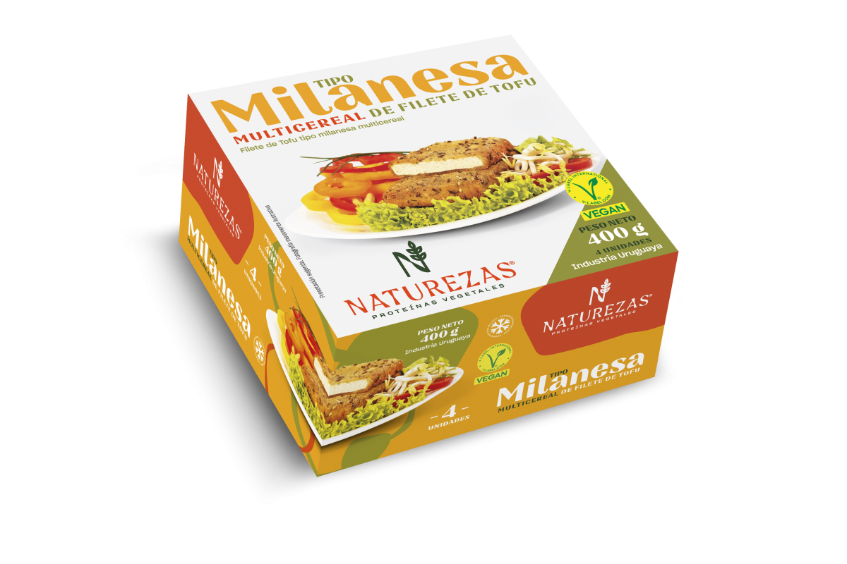 Milanesas de Tofu caja de 400gr, 4 unidades