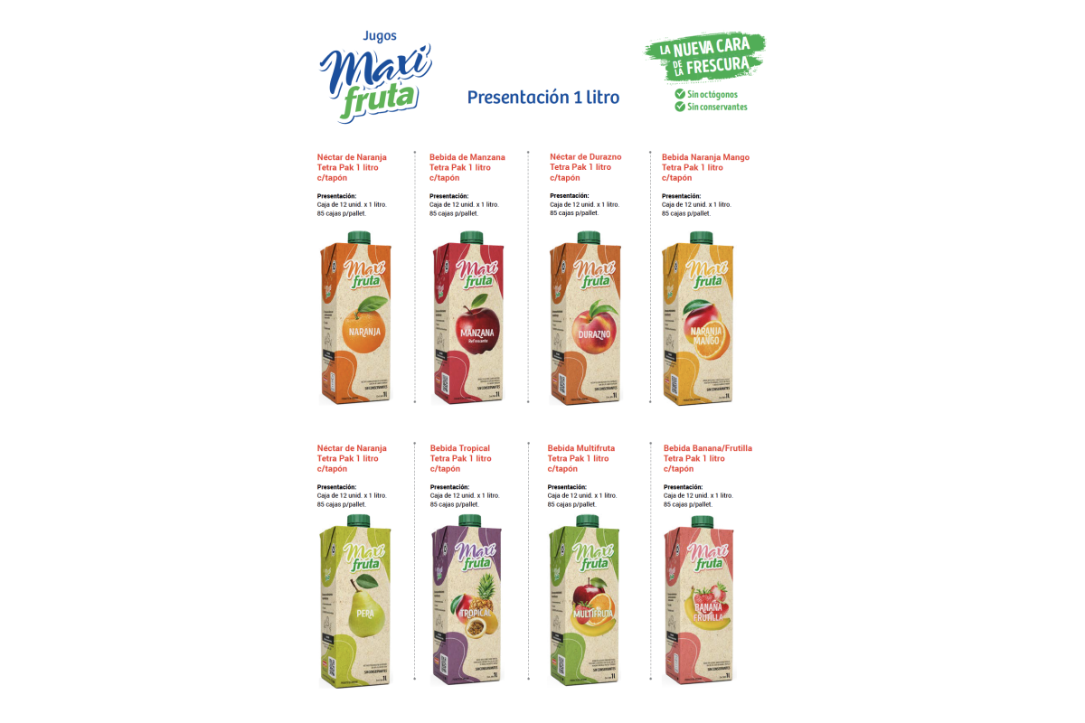 Variedade em Sucos de Fruta