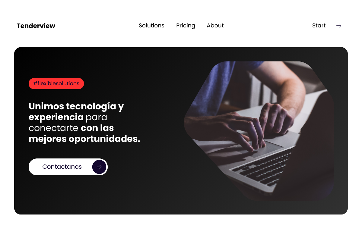 Tenderview - producto web