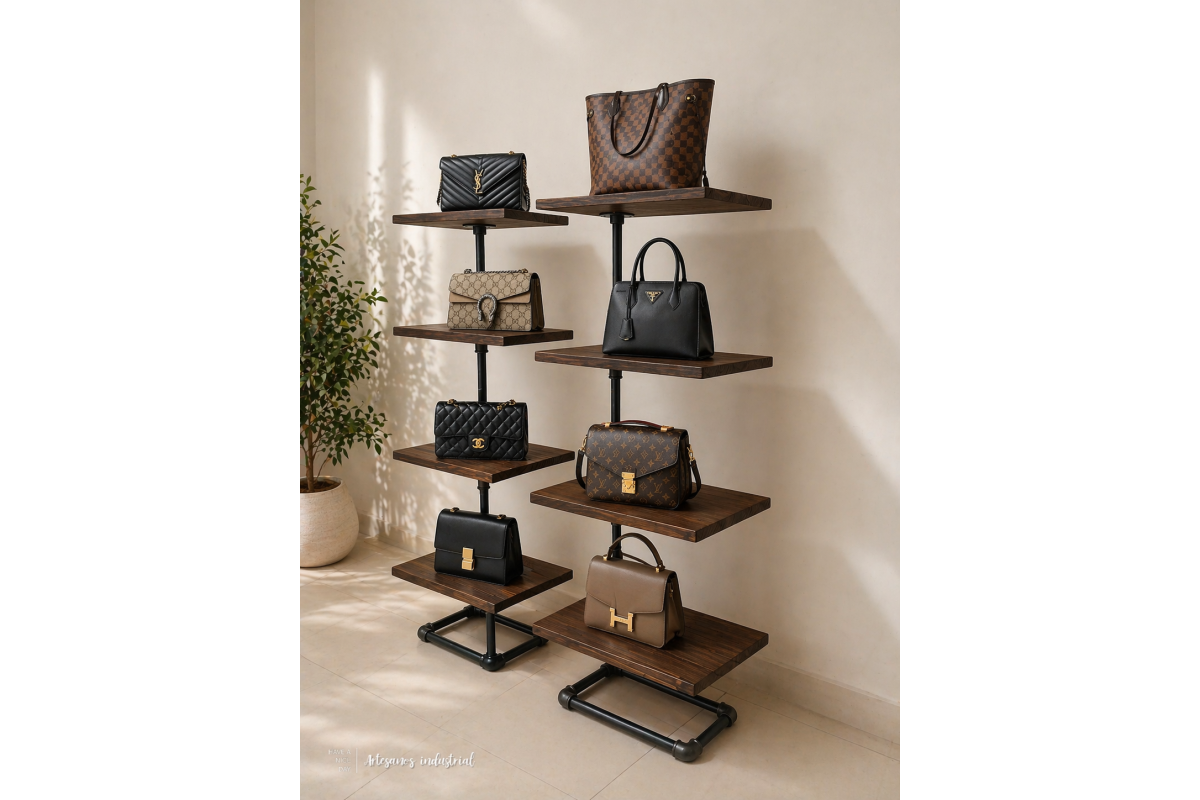 Exhibidor para Carteras y Accesorios