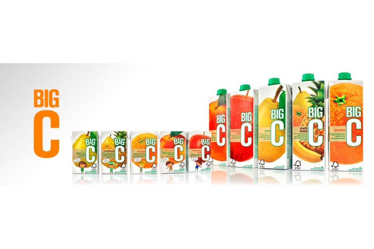 Different flavors and juice options from the Big C brand