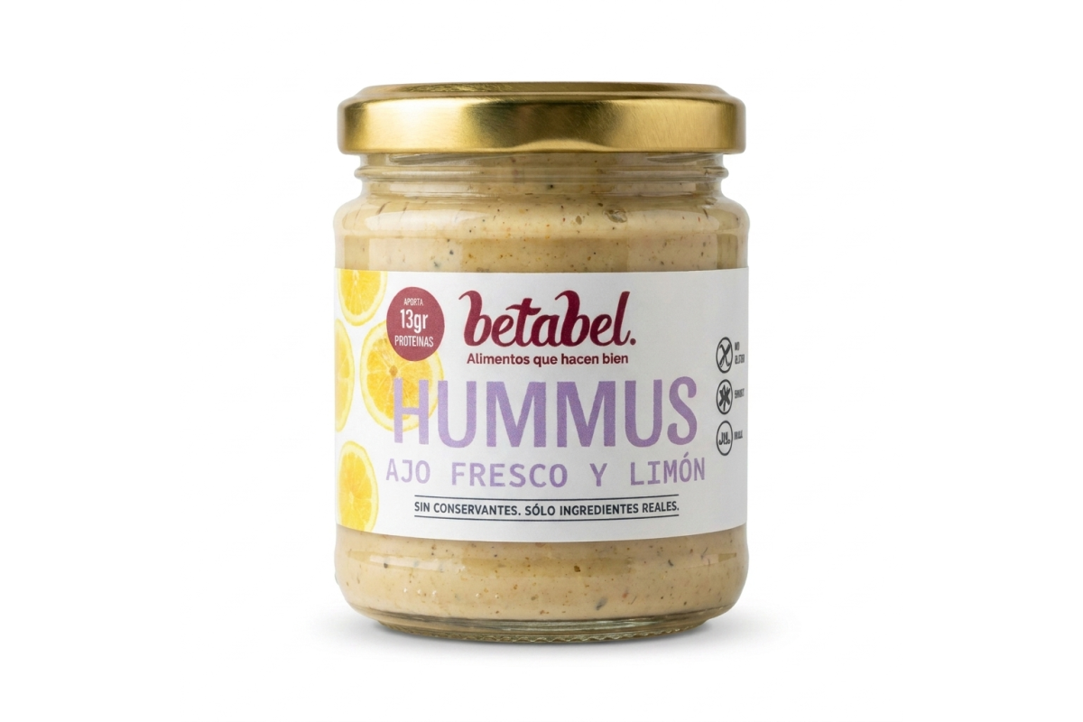 HUMMUS AJO Y LIMON